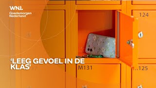 Irritatie bij scholieren over mobieltjesverbod op middelbare scholen [upl. by Colby]