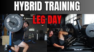 Hybrid Training Leg Workout to Build Strength and Size [upl. by Omero]