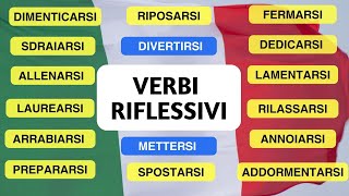 VERBI RIFLESSIVI IN ITALIANO ITALIANO PER PRINCIPIANTI ITALIAN FOR BEGINNERS [upl. by Buffo]