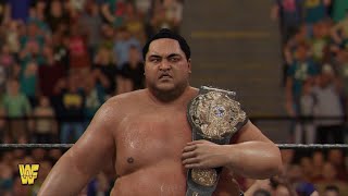 Yokozuna vs Bret Hart Wrestlemania 9 recreation [upl. by Pascoe]