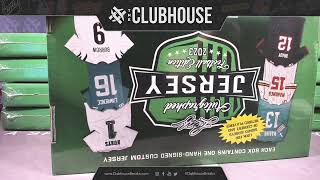 RELEASE DAY  2023 Leaf Autographed Football Jersey Case RANDOM TEAM Group Break 10821 [upl. by Ecinerev254]