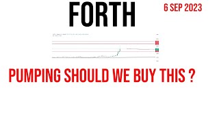 forth coin price prediction amp Analysis  News Update  6 September 2023 [upl. by Ahsaetan312]