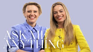 ‘Barbie Stars Margot Robbie amp Kate McKinnon Describe BIG KEN ENERGY  Ask Me Anything  ELLE [upl. by Nohsram240]