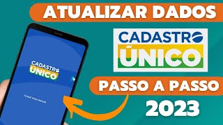 👉 COMO ATUALIZAR CADASTRO ÚNICO ONLINE NO APP PASSO A PASSO 2023  Atualização Cadastral CadÚnico [upl. by Kera]