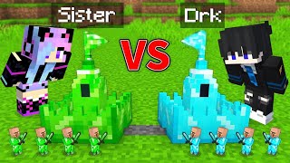 EMERALD vs DIAMOND Kingdom in Minecraft [upl. by Snej51]