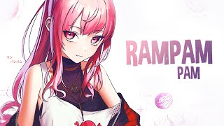 Nightcore  Rampampam Lyrics  Minelli VIZE Averro [upl. by Chrisman]