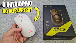 Unboxing Delux M800 Pro White Sensor 3395 Wireless Custo Benefício [upl. by Alisander]