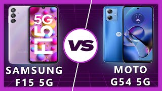 Samsung F15 vs Moto G54 Which Wins [upl. by Wichman]