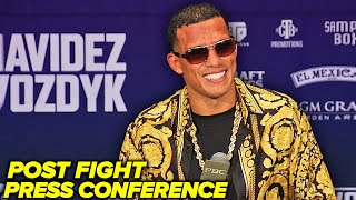 David Benavidez Full Post Fight Press Conference vs Oleksandr Gvozdyk • PBC on Amazon PRIME [upl. by Gawlas]