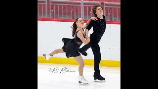 Oona Brown amp Gage Brown  quotThe Whoquot Free Dance  2024 Lake Placid Ice Dance International [upl. by Canotas4]