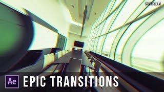 Create 3 Popular Transitions in After Effects  Tutorial [upl. by Herrera754]