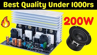 Amplifier 200w Mono 2sc5200 Transistor  Unboxing amp Review  By Tah Electronics [upl. by Ninahs]