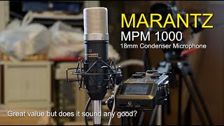 Marantz MPM 1000 Condenser Microphone Review Great value for money but does it sound any good [upl. by Alrats]