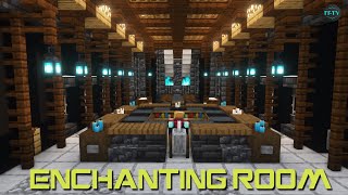 How To Build A ENCHANTING ROOM In Minecraft  TUTORIAL [upl. by Thurlough136]