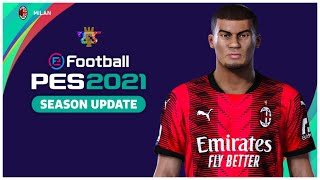 Malick Thiaw PES 2021  How to create  Como fazer [upl. by Toft]