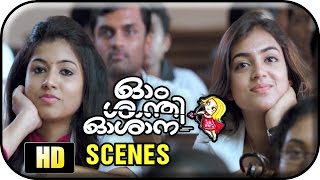 Om Shanti Oshana Movie Scenes HD  Vineeth Srinivasan joins as Nazriyas professor  Nivin Pauly [upl. by Akimet558]