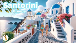 Santorini Greece 🇬🇷  A Luxurious Playground 4k HDR 60fps Walking Tour ▶239min [upl. by Hynda875]