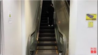 【三菱】2Xエスカレーター いずみおおつCITY 2X escalator Izumi Ohtsu City shopping mall Osaka Japan [upl. by Ahseuqal854]