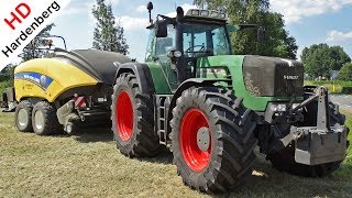 Pressing bales  Fendt 920 Vario  New Holland Bigbaler 1270 Plus  Balen persen  Schimmel  2018 [upl. by Perry]