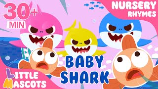 Baby Shark Do Do Do  Baby Shark Compilation for Kids  Little Mascots Nursery Rhymes amp Kids Songs [upl. by Yerhcaz]