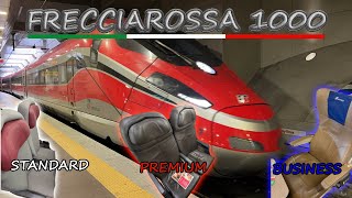 Trenitalia Frecciarossa 1000 in Standard  Premium  Business  The best train in Italy [upl. by Fisher]