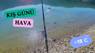 KIŞ GÜNÜ ❕ HAVA AKLIMIZI ALDI ↣ SAZANLARI YEMLEDİK ↣ ARABAYI DENEDİK 🚘carpfishing fishing winter [upl. by Webber]