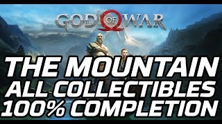 God of War The Mountain  All Collectibles Legendary Chests Ravens Lore Markers Nornir Chests [upl. by Llenrev126]