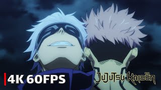 Gojo vs Sukuna  Full Fight  Jujutsu Kaisen Season 1 Episode 2  4K 60FPS  Eng Sub [upl. by Asnerek]