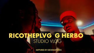 RicoThePlvg  G Herbo  Make A Bet Studio Vlog [upl. by Suneya]