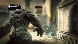 Gears of War 3  Solo Beast Mode on Insane Difficulty Final Wave [upl. by Gasser365]