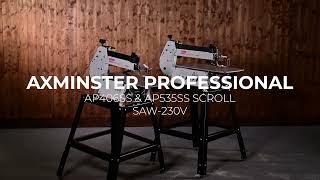 Set up guide for Axminster Professional AP535SS or AP406SS Scroll Saw 230V [upl. by Cerellia]