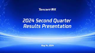 Tencent Holdings TCEHY Q2 2024 Earnings Presentation [upl. by Arakat]