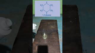 Reaction of sulphuric acid amp polyethylene glycol to give dioxane experime shorts [upl. by Houser]