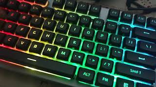 HP Gaming Keyboard K500F  How to change the light pattern [upl. by Pylle]