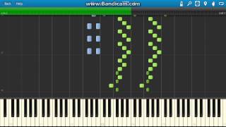 GRossiniThe Thieving Magpie OvertureLa Gazza Ladra piano Synthesia [upl. by Pare]