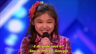 Angelica Hale Legendado Rise up Americans Hot Talent [upl. by Seravat]