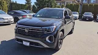 2024 Volkswagen Atlas Peak Edition Black with Panoramic Sunroof  Review amp Walk Around [upl. by Marge]