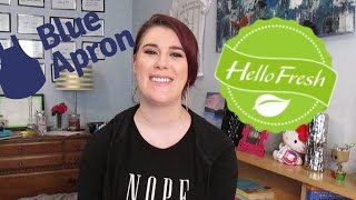 Blue Apron vs Hello Fresh  Review amp Cooking 4 Recipes [upl. by Attenauq]