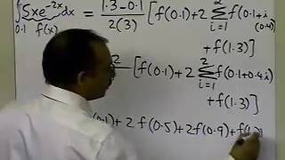 Multiple Segment Trapezoidal Rule Example [upl. by Macintosh]