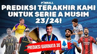 AS ROMA TIDAK DAPAT SLOT UCL PREDIKSI GIORNATA 38 SERIE A  PINBALL [upl. by Aremmat]