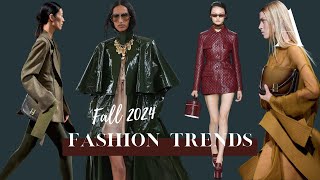 10 Big Fashion Trends For FallWinter 202425 [upl. by Eentruok910]