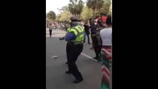 Cops Doing the Wobble Dance at Mardi Gras Parade in New Orleans [upl. by Friedman]