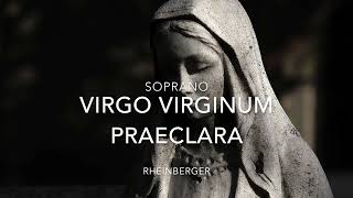 Virgo virginum praeclara Soprano rehearsal Stabat Mater  Rheinberger [upl. by Russ]