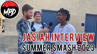 JASIAH INTERVIEW AT SUMMER SMASH 2023 [upl. by Adnamma]