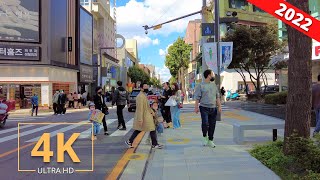 Gangnam Seoul 🇰🇷 South Korea  Street Walk  Garosugil  4K  City Tour  Virtual Walking 2022 [upl. by Nuriel233]