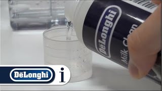 How to Use the Milk Cleaner in Your DeLonghi Coffee Care Kit [upl. by Middendorf217]