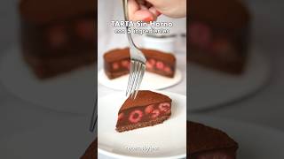 TARTA Sin Horno con 5 Ingredientes 🍫 postresfaciles [upl. by Cindee]