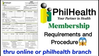 Philhealth membership requirements and procedure  PMRF [upl. by Chloe]