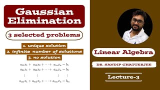 Gaussian Elimination Algorithm  Linear Algebra  Solving system of linear equations  Echelon Form [upl. by Ardnassela255]