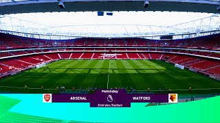 Arsenal vs Watford  Emirates Stadium  201920 Premier League  PES 2020 [upl. by Elnora]